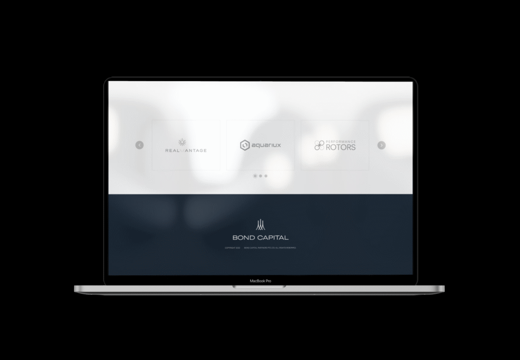 wordpress website design for bond capital