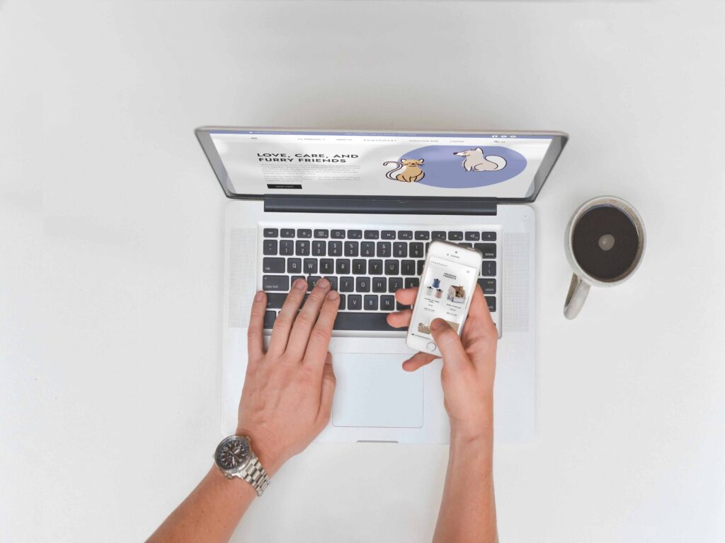 online pet shop ecommerce website design