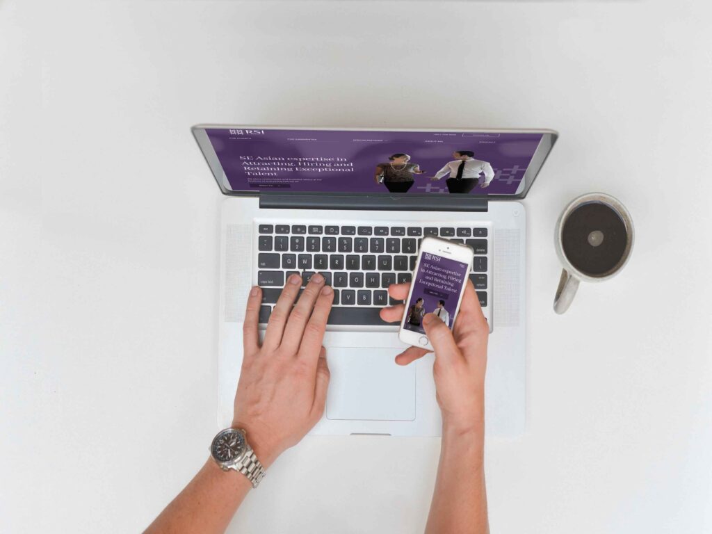 rsi international custom web design project