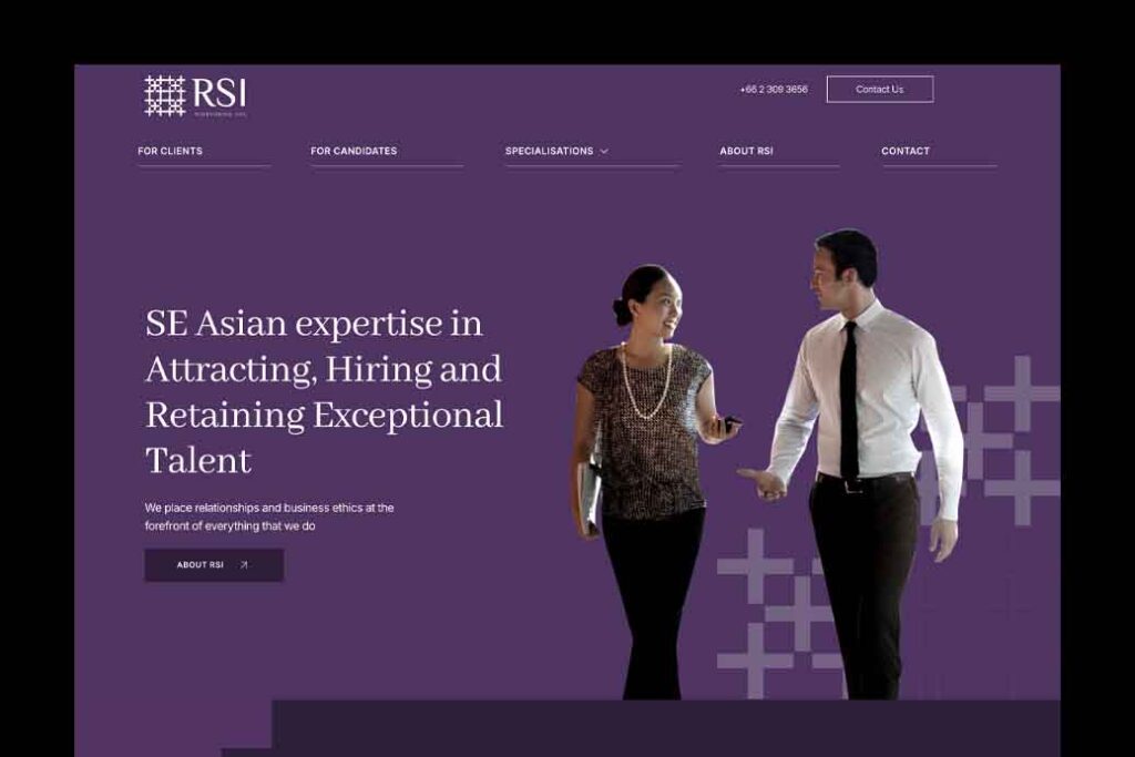 rsi international web design project