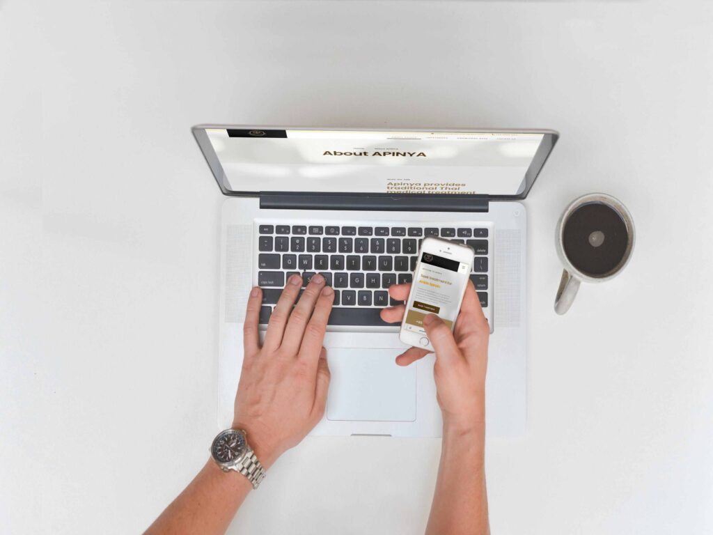 web design for thai clinic in singapore