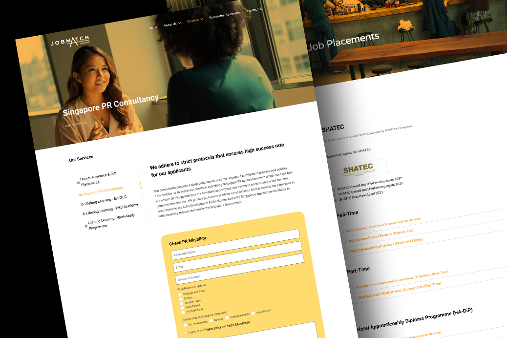 Discover the Jobmatch WordPress web design case study, showcasing a modern recruitment website built for seamless job search and employer engagement.