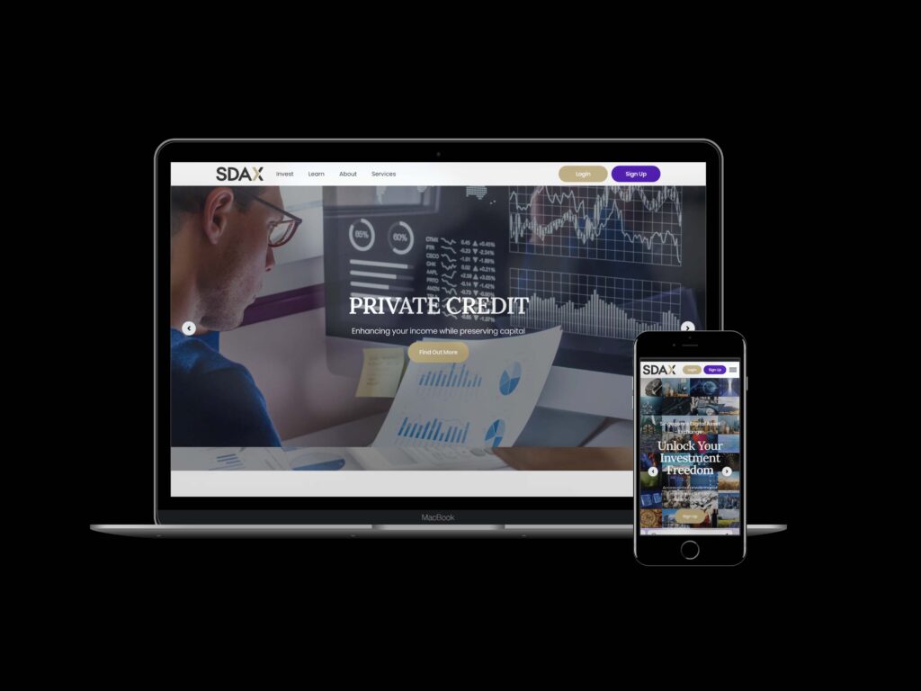 Explore the SDAX WordPress web design case study, featuring a modern, secure, and user-friendly website for a leading digital exchange platform.